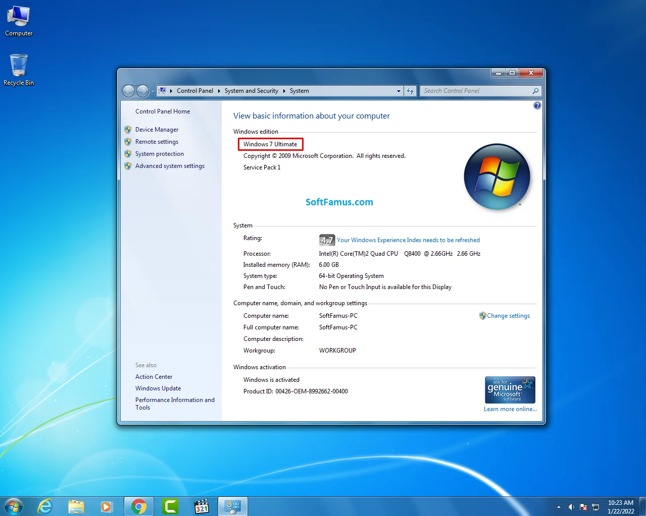 Windows 7 Ultimate ISO 64bit