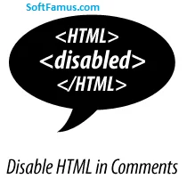 Disable HTML in WordPress Comments